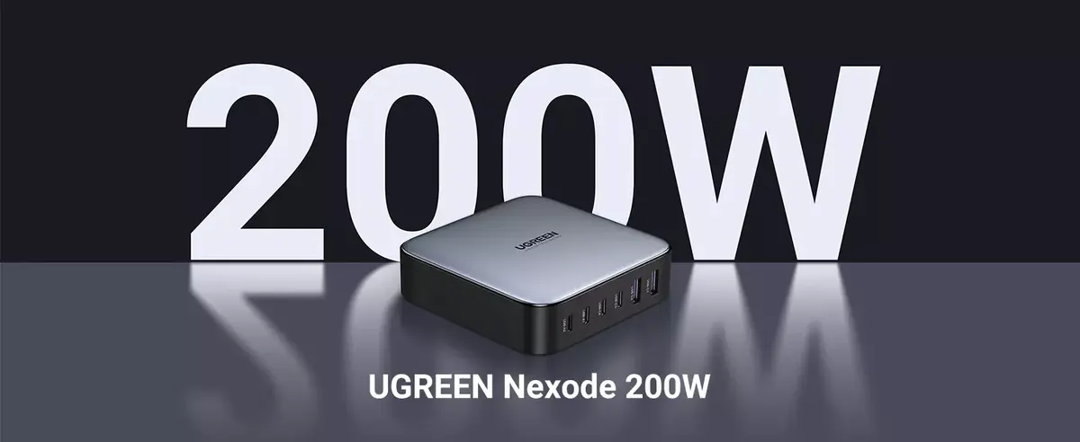 Charger Ugreen 40914 Nexode 200W GaN Photo 3