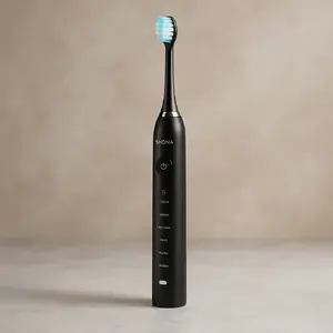 Electric Toothbrush Shona SHO-SON-BK with 5 Modes and Travel Case