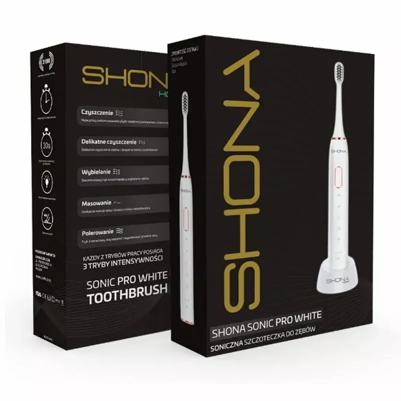 Электрическая зубная щетка Shona Pro SHO-SONPRO-WH Photo 10