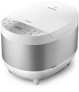 Multi Cooker Philips HD4713/40 5 L, 980 W, 60 auto programs, White/Silver