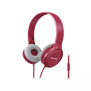 Panasonic RP-HF100ME Проводная накладная гарнитура Бинауральная наголовная розовая для звонков и музыки с частотой 10 - 23000 Гц