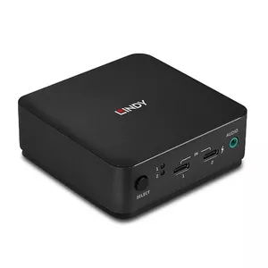 KVM Switch Lindy 2 Port Type C DisplayPort 1.2 4K Ultra HD