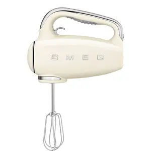 Smeg HMF01CREU 50's Style Ручной миксер Кремовый 250 Вт 9 скоростей Функция турбо Алюминиевый корпус Нержавеющая сталь