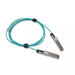 Nvidia MFS1S00-H005V InfiniBand оптоволоконный кабель 5 м QSFP56 Черный Синий