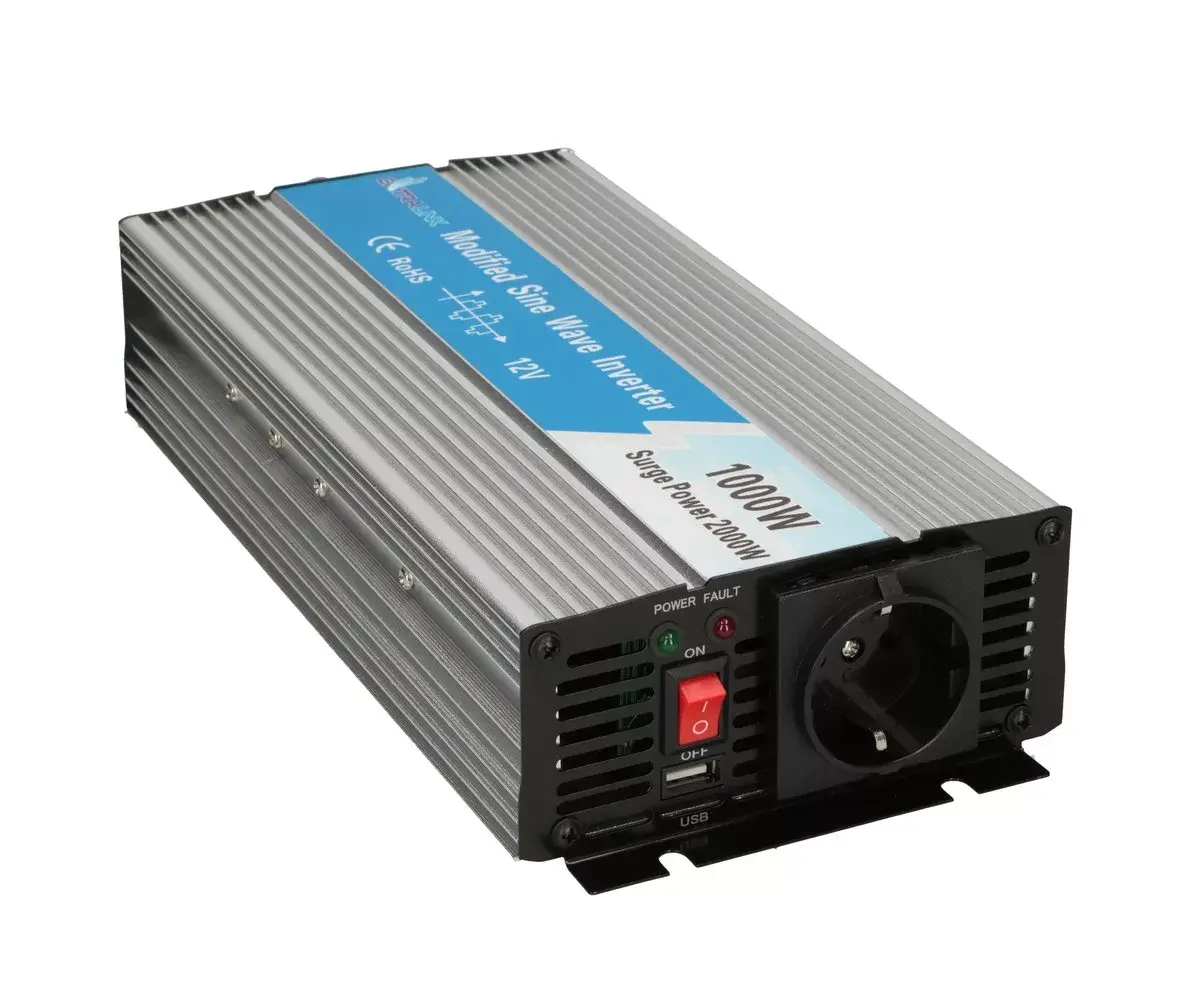 Auto sprieguma pārveidotājs Extralink OPIM-1000W 12V→230V