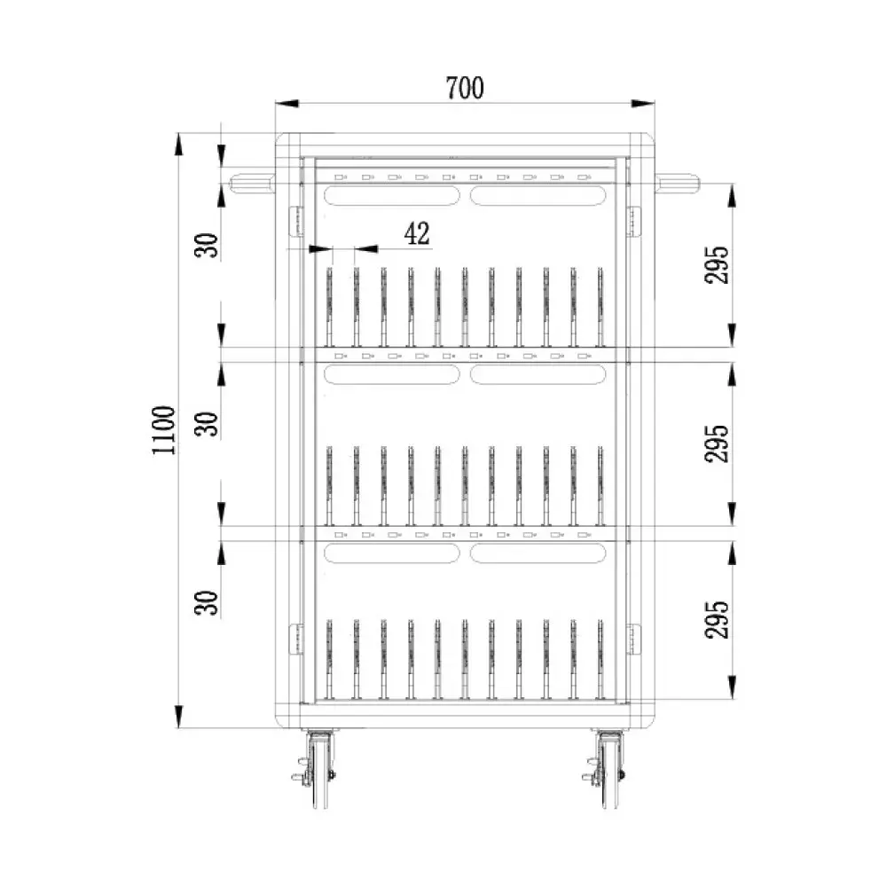 Тележка TECHLY I-CABINET-30DUTY на 30 устройств Photo 10