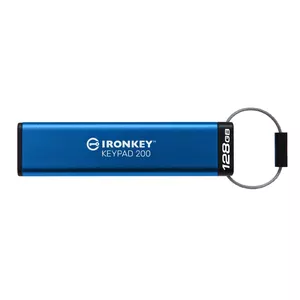 USB zibatmiņa Kingston 128GB USB Type-A IronKey Keypad 200