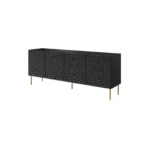 Комод cama meble HOLE 190 x 40,5 x 74,5 см, матовый чёрный, ДСП, рама 16 мм