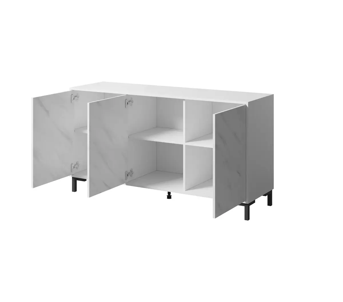 Kumode cama meble MARMO 3D 150x45x80.5 cm Photo 2