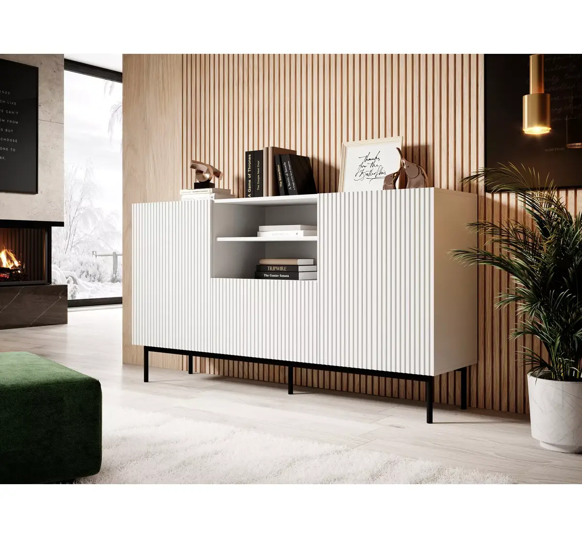 Atvilktņu skapītis Cama PAFOS 150×40×90 cm Photo 2