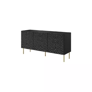 Комод cama meble HOLE 152x42,5x74,5 см матовый черный, ДСП, толщина корпуса 16 мм