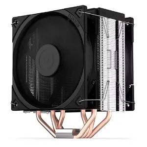 Air cooler ENDORFY Fera 5 Dual Fan — 2x 120 mm PWM fans, 4 heat pipes, TDP 220 W, compatible with LGA 2011 and multiple sockets, black