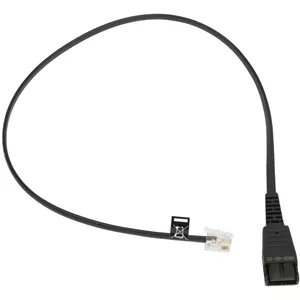 telephone cable Jabra 8800-00-25 0.5 m Black