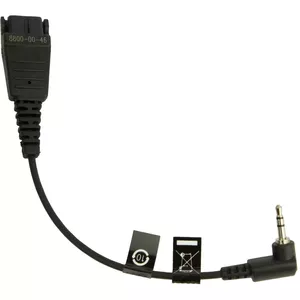 Audio Cable Jabra 8800-00-46 0.15m QD 2.5mm Jack Black