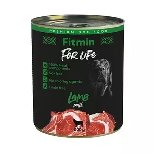 FITMIN for Life Lamb Pate - Влажный корм для собак - 800 г