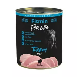 FITMIN for Life Паштет из индейки - влажный корм для собак - 800 г