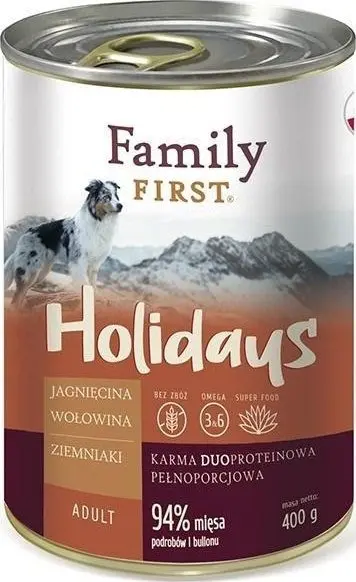 Sukāmais konservēts ēdiens suņiem Family FIRST