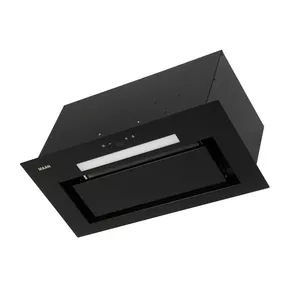 Iebūvējamā tvaika nosūcēja MAAN Ares 60 Soft Touch — 600 mm, melna, oglekļa filtrs, 570 m³/h, 4 ātrumi