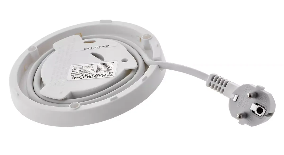 Электрический чайник Maestro 1.7L 2200W MR-061-WHITE Photo 6