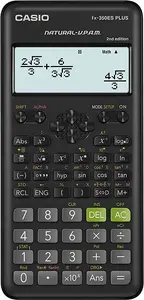 Scientific calculator CASIO FX-350ES Plus 2nd, pocket, 2-line display, 12 digits, battery, black, 162×77×11 mm
