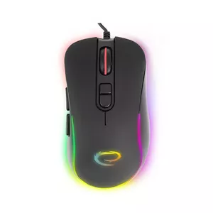 Игровая мышь ESPERANZA EGM303 USB Type-C, оптическая 2400 DPI, 7 кнопок, RGB, правая, чёрная