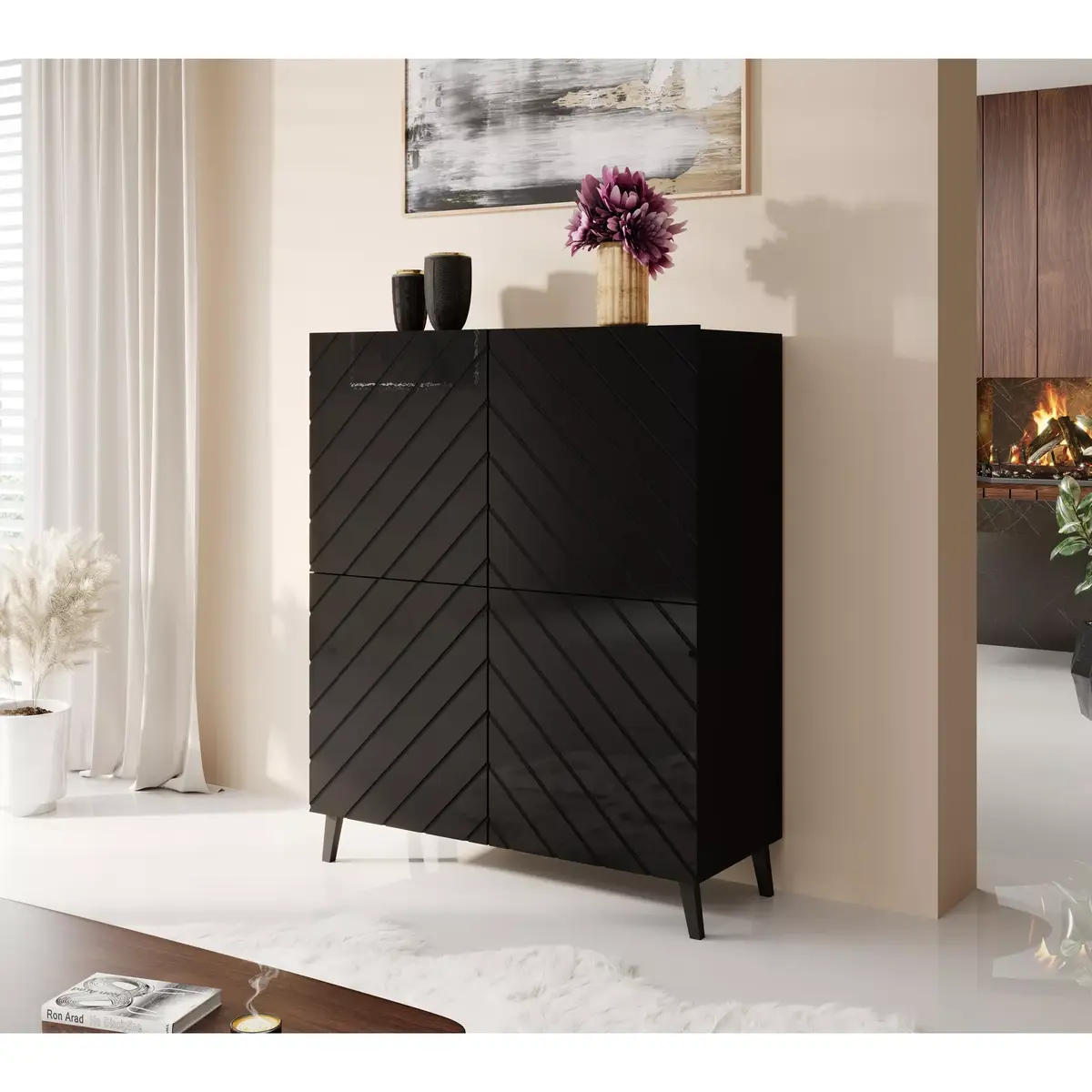 Plaukts cama meble ABETO 1005×400×1215 mm Photo 4