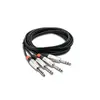 Hosa HSS-005X2 1,5 м аудиокабель 2 x 6,35 мм TRS Photo 2