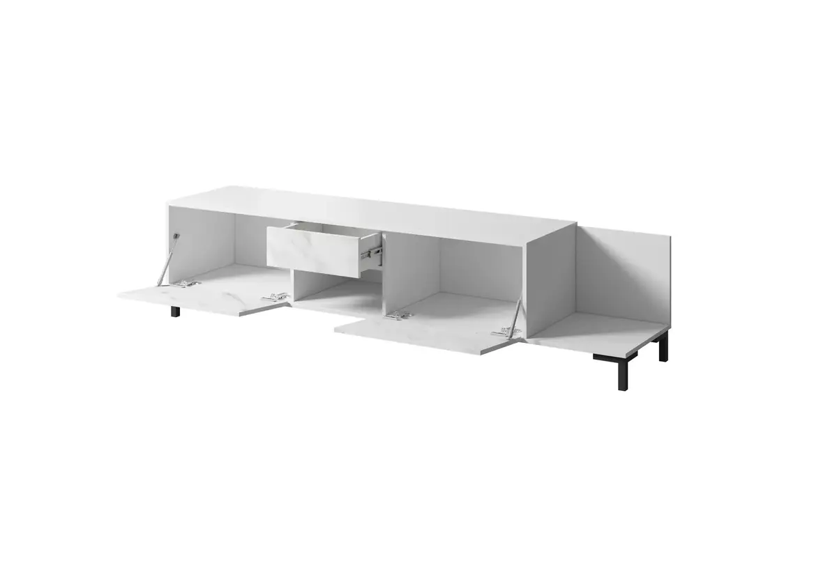 TV skapītis Cama Meble MARMO 2D1S1K 195x40x47,5 cm Photo 2