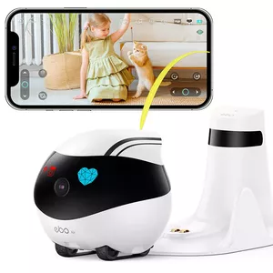 Robot videomonitorings Enabot EBO Air — Full HD kamera, 118° FOV, Wi‑Fi 2.4/5 GHz, MicroSD, 2500 mAh Li‑Ion
