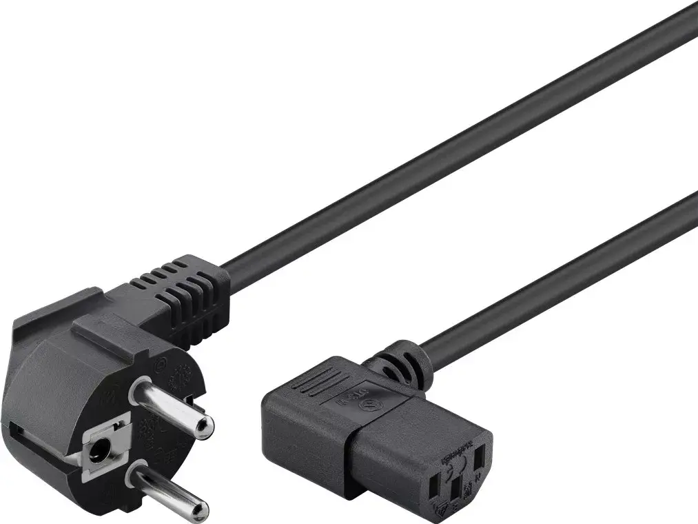 Угловой IEC кабель Goobay 5м Photo 2