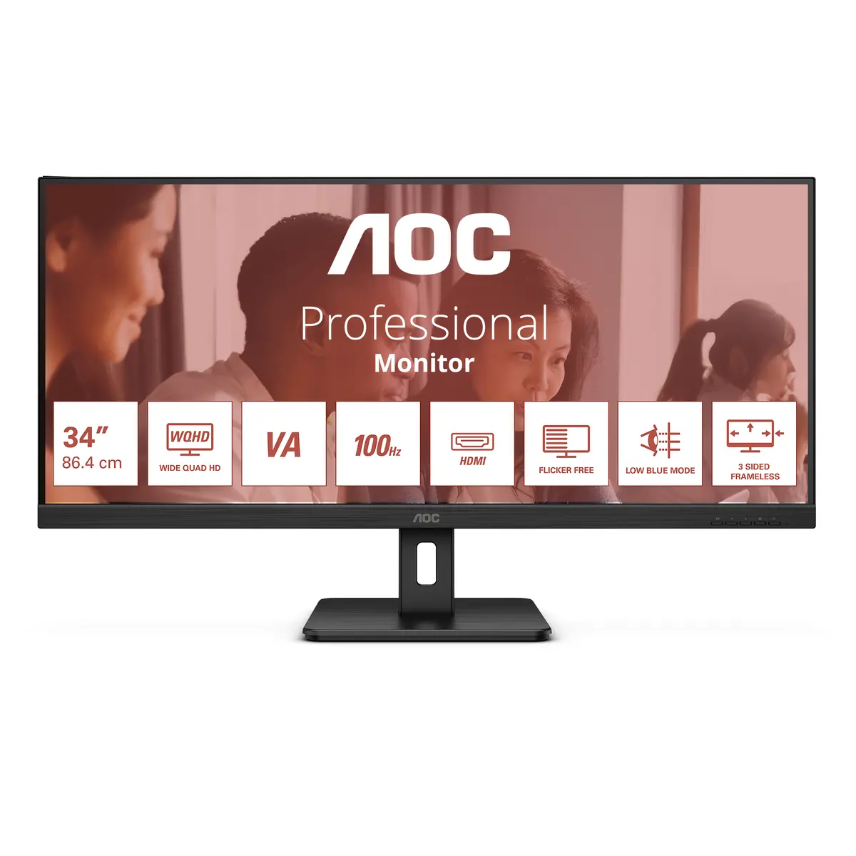 Datora monitors AOC U34E2M 34 collas