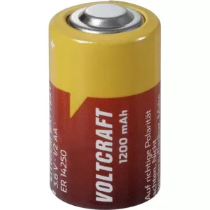 Литиевая батарея 1/2 AA Voltcraft VC-12668755 3,6 В 1200 мА·ч, 1 шт.