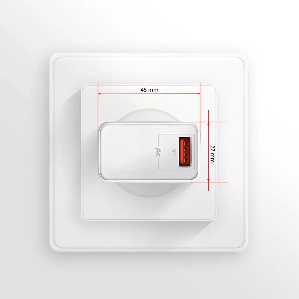 AXAGON ACU-QC19W lādētājs 1×QC3.0 19W Photo 10