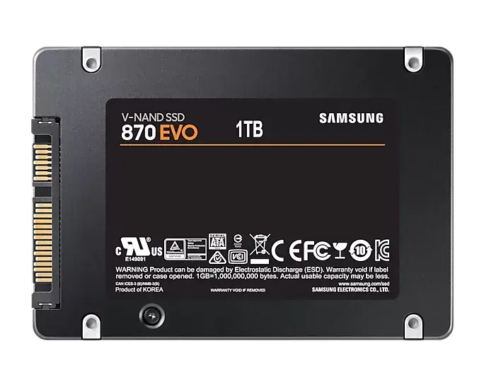 SSD диск Samsung 870 EVO 1 TB MZ-77E1T0BW Photo 2