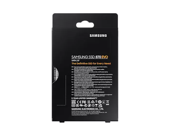 SSD диск Samsung 870 EVO 1 TB MZ-77E1T0BW Photo 11