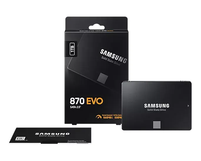 SSD диск Samsung 870 EVO 1 TB MZ-77E1T0BW Photo 13