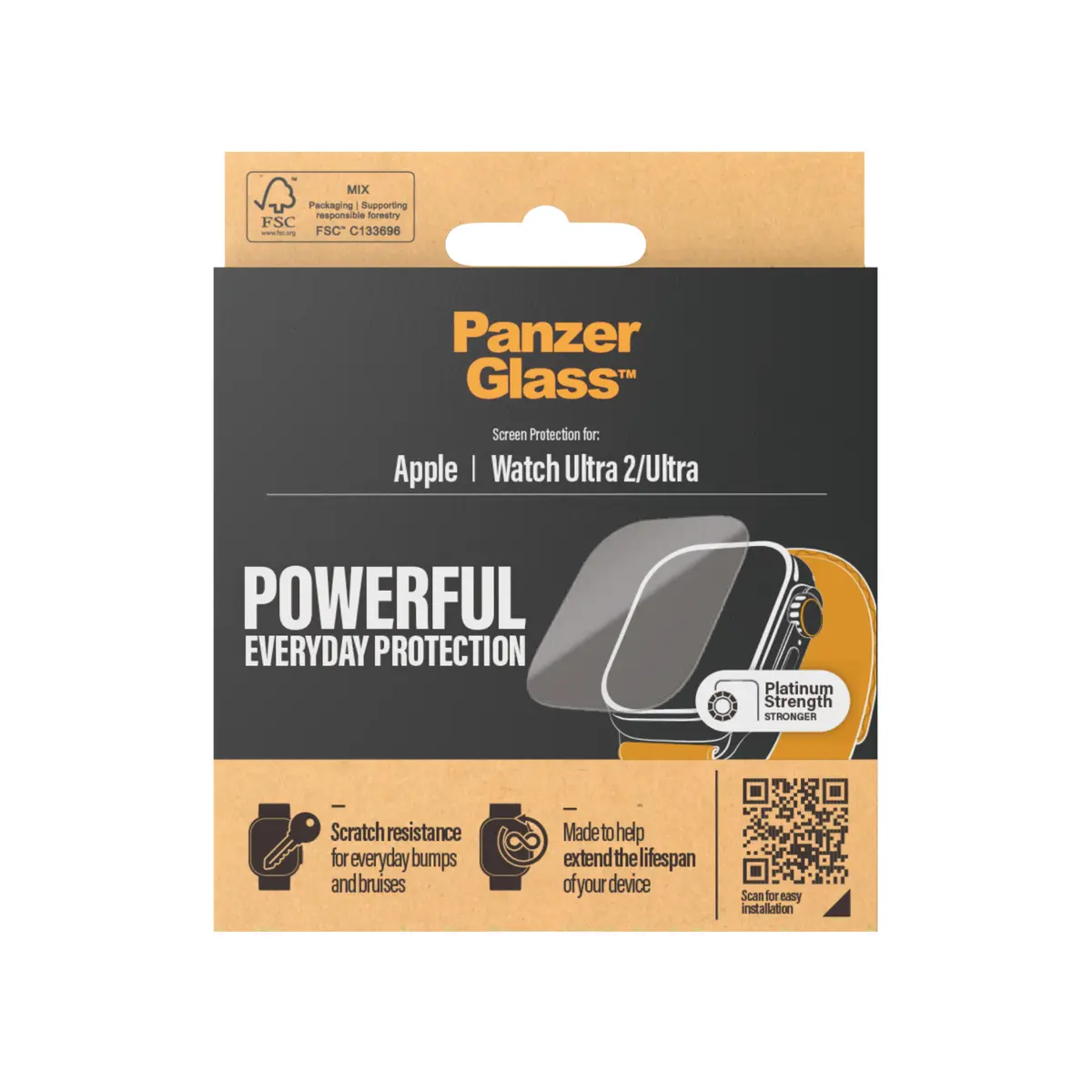 PanzerGlass Screen Protector for Apple Watch Ultra 49 mm Photo 3