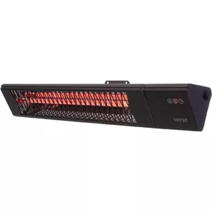 Инфракрасный обогреватель SUNRED PRO25W-SMART, настенный треугольный Dark, 2500 Вт, чёрный, IP55