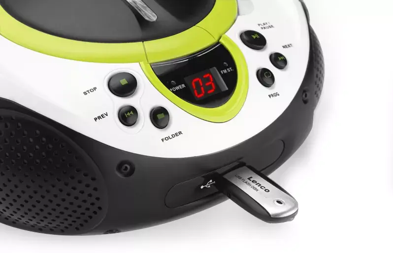 Lenco SCD-38-USB portable CD/MP3 player Photo 2