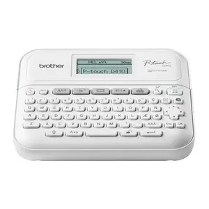 Brother PT-D410 Label Printer, Thermal Transfer, 180 x 180 DPI, 20 mm/sec, QWERTY Keyboard, Wired USB