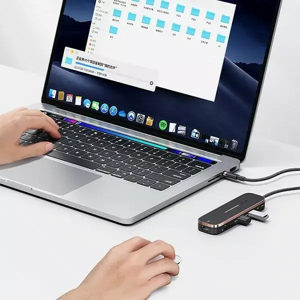USB‑C hub usams SJ578HUB01 — 3×USB, HDMI Photo 5