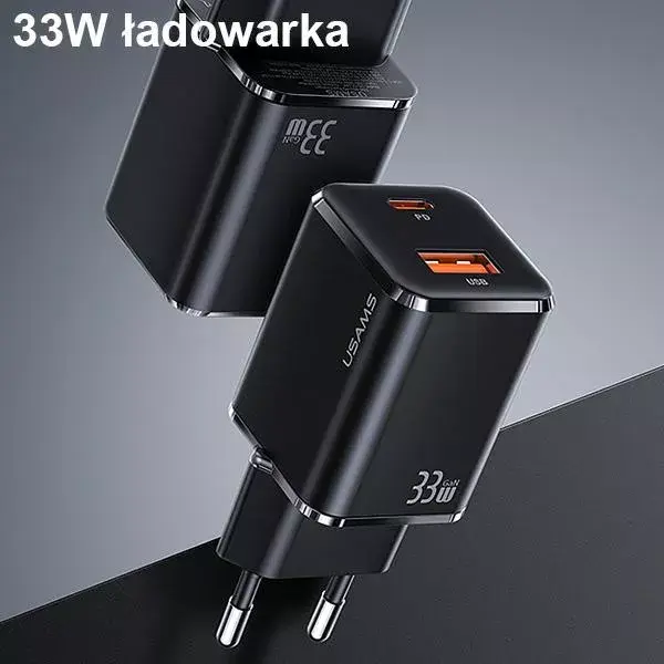 usams T43 33W PD3.0 QC3.0 сетевое зарядное Photo 2