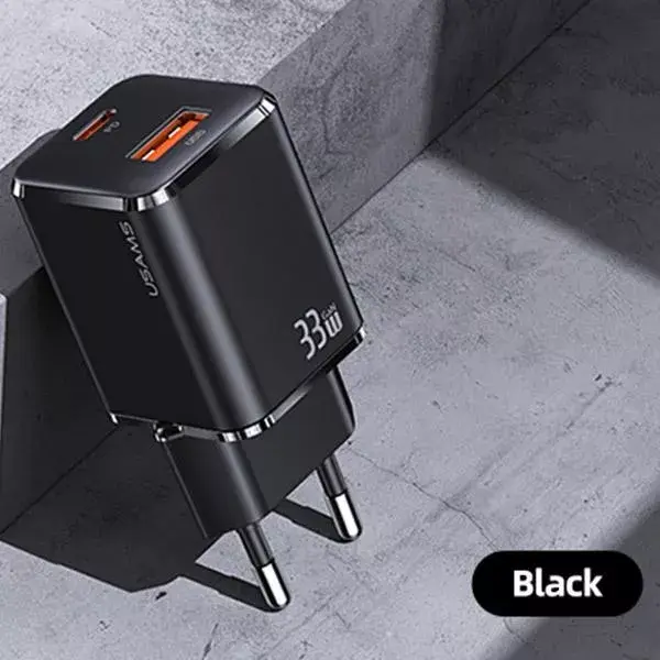 usams T43 33W PD3.0 QC3.0 сетевое зарядное Photo 7