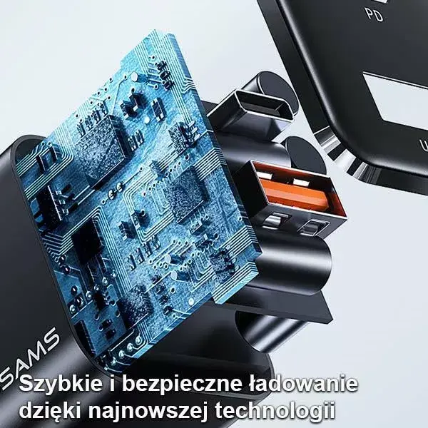 usams T43 33W PD3.0 QC3.0 сетевое зарядное Photo 10