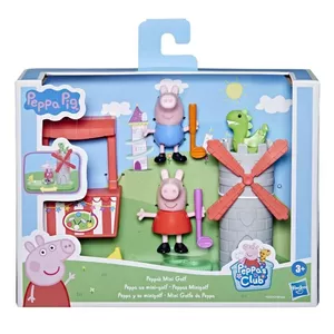 HASBRO Peppa Pig — набор фигурок «Мини-гольф», игровые коллекционные персонажи