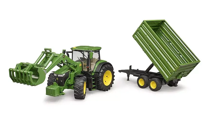 BRUDER John Deere 7R 350 traktors ar iekrāvēju Photo 4