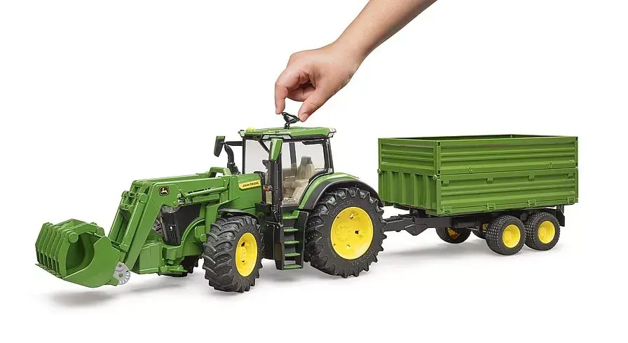 BRUDER John Deere 7R 350 traktors ar iekrāvēju Photo 6