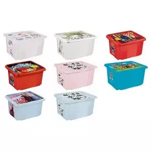 Storage box keeeper Peppa Pig 45L transparent, size 55.5×40×30 cm