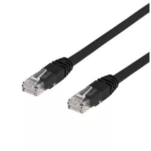 Network cable DELTACO U/UTP Cat6 RJ45 3m black