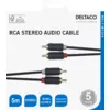 Audio kabelis DELTACO 00170004 2xRCA 5 m Photo 3
